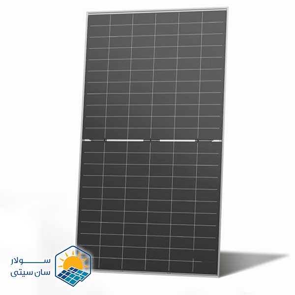 پنل خورشیدی Jinko Solar توان 735 وات - سولار سان سیتی پنل خورشیدی Jinko Solar 735W تکنولوژی N-Type دو رویه (Bifacial) - سولار سان سیتی