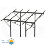 سازه خورشیدی دو پایه ثابت بایفشیال سانا سازه ویرا - سولار سان سیتی