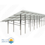 سازه دو پایه ثابت مونوفشیال ساناسازه ویرا - سولار سان سیتی